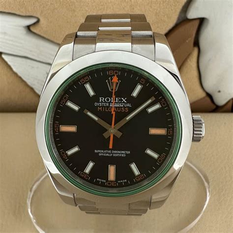 Rolex Milgauss vetro verde for RM51,560 for sale from a Seller .